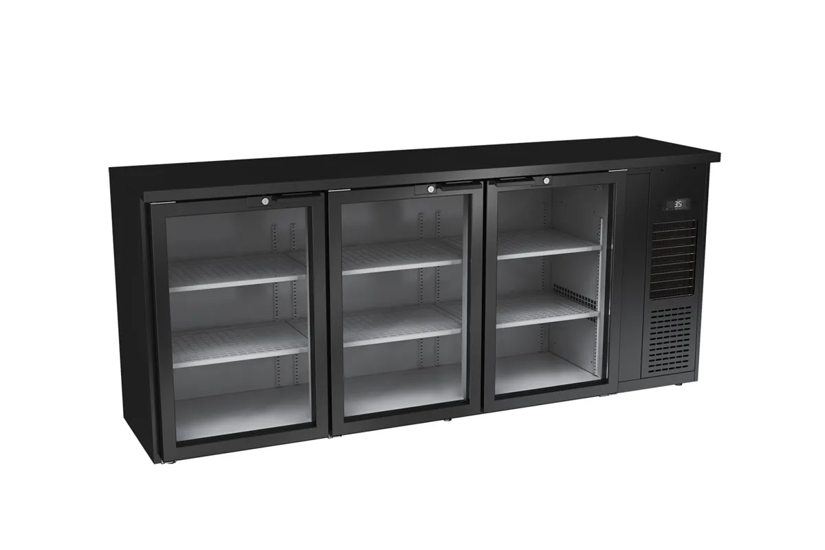 Barowa stół chłodniczy 3 drzwi szklane 1989x512x850 mm Fagor RBBC-3 GD