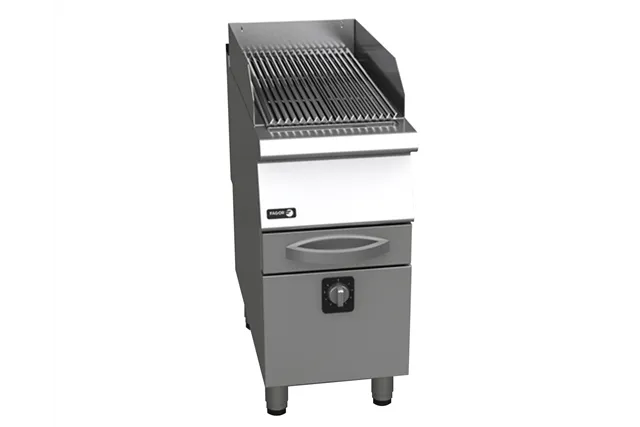 Elektryczny grill wolnostojący, ruszt nierdzewny 400x930x850 mm 7,5kW 400V Fagor B-E9051 I