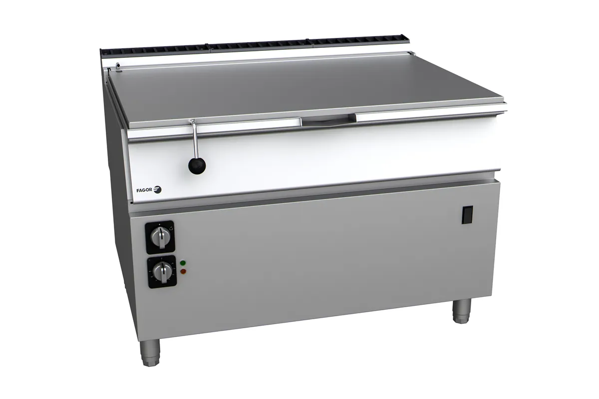 Patelnia przechylna, elektryczna, misa nierdzewna, podnoszenie elektryczne 120l 1200x930x850 mm 22,5kW 400V Fagor SB-E915 IM