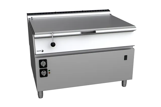 Patelnia przechylna, elektryczna, misa nierdzewna, podnoszenie elektryczne 120l 1200x930x850 mm 22,5kW 400V Fagor SB-E915 IM