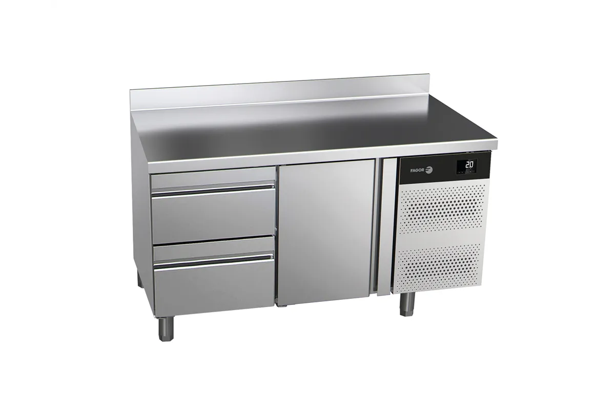 Stół chłodniczy ADVANCE z drzwiami i 2 szufladami 258L 1342x700x850mm Fagor ACP-2G HD