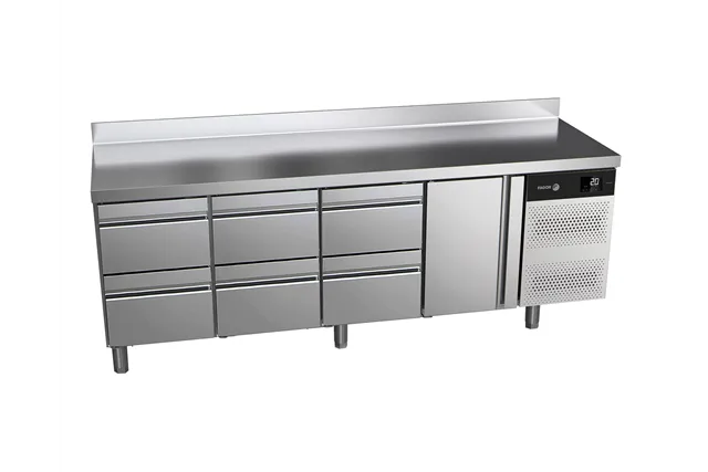 Stół chłodniczy ADVANCE z drzwiami i 6 szufladami 549L 2242x700x850mm Fagor ACP-4G HHHD