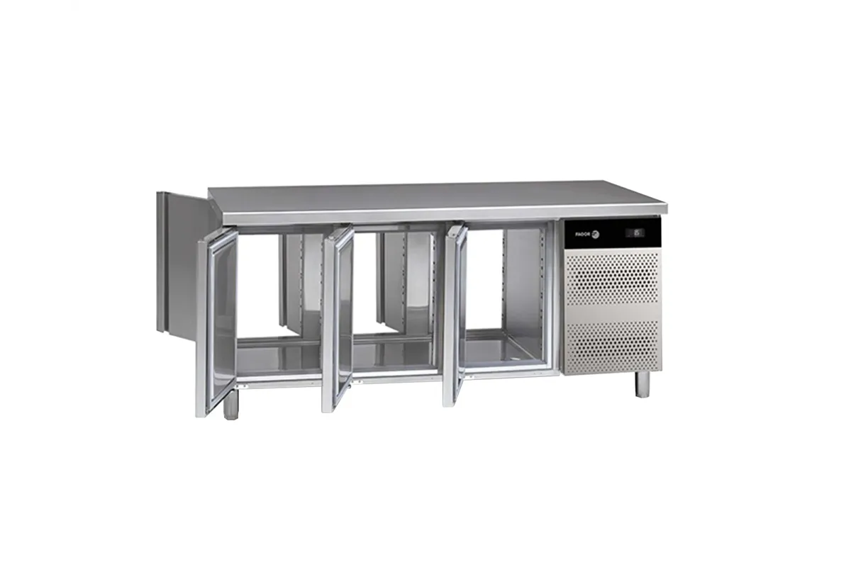 Stół chłodniczy CONCEPT przelotowy z 3+3 drzwiami 428L 1792x778x850mm Fagor CCPC-3G/C