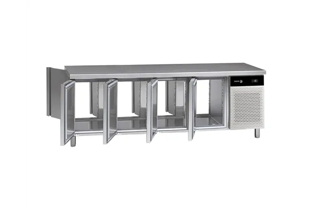 Stół chłodniczy CONCEPT przelotowy z 4+4 drzwiami 581L 2242x778x850mm Fagor CCPC-4G/C