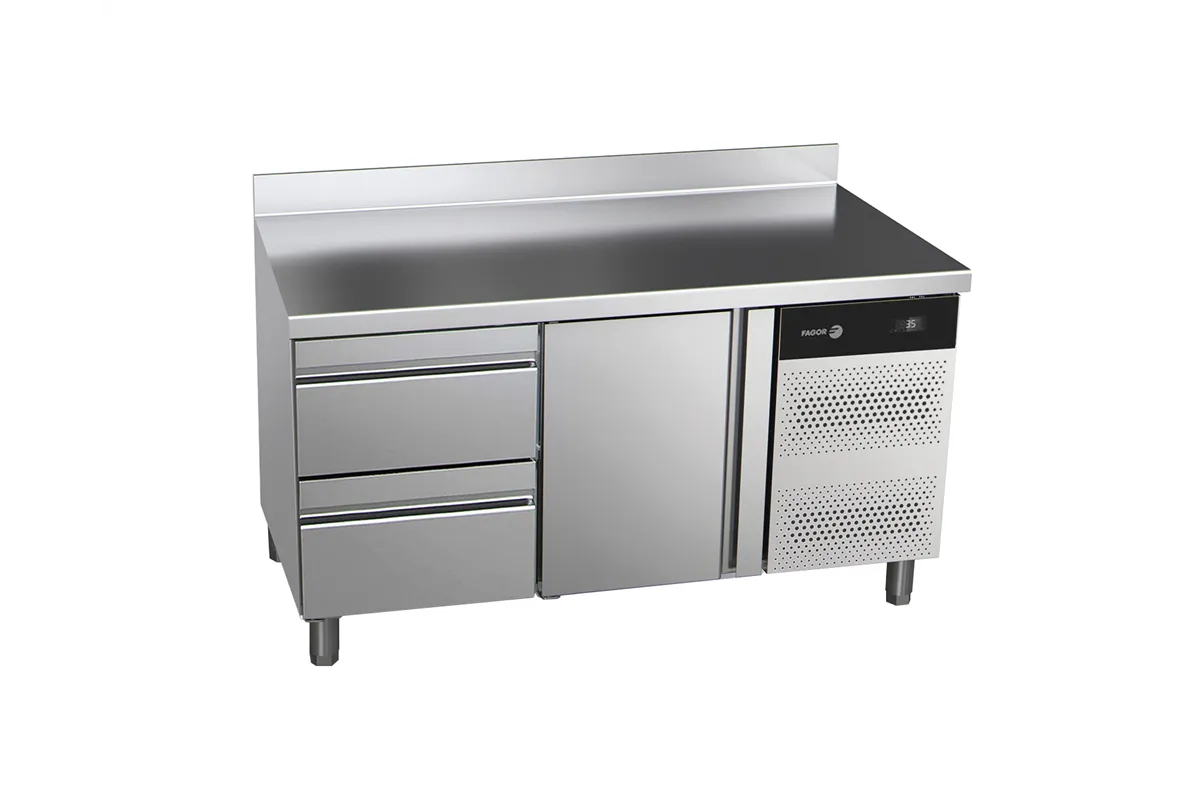 Stół chłodniczy CONCEPT z drzwiami i 2 szufladami 274L 1342x700x850mm Fagor CCP-2G HD