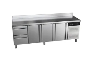 Stół chłodniczy CONCEPT z 3 drzwiami i 2 szufladami 581L 2242x700x850mm Fagor CCP-4G HDDD