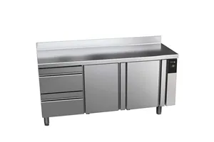 Stół chłodniczy CONCEPT z 2 drzwiami i 2 szufladami, bez agregatu 428L 1492x700x850mm Fagor CCP-3G/R HDD