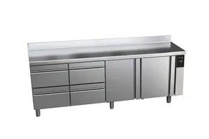 Stół chłodniczy CONCEPT z 2 drzwiami i 4 szufladami, bez agregatu 581L 1942x700x850mm Fagor CCP-4G/R HHDD