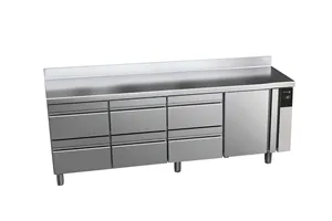 Stół chłodniczy CONCEPT z drzwiami i 6 szufladami, bez agregatu 581L 1942x700x850mm Fagor CCP-4G/R HHHD