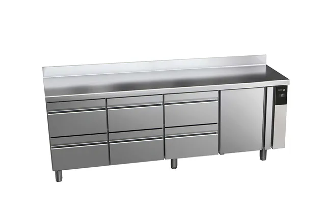 Stół chłodniczy CONCEPT z drzwiami i 6 szufladami, bez agregatu 581L 1942x700x850mm Fagor CCP-4G/R HHHD