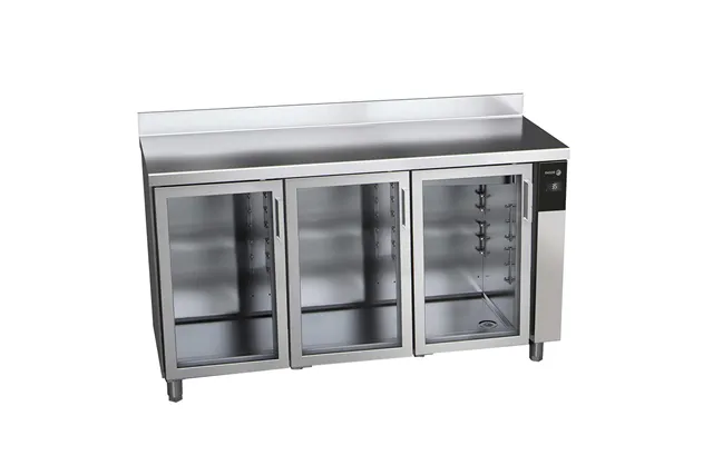 Stół chłodniczy CONCEPT z 3 szklanymi drzwiami, bez agregatu 428L 1492x700x850mm Fagor CCP-3G/R GD