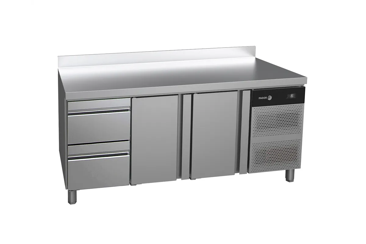 Stół chłodniczy SNACK z 2 drzwiami i 2 szufladami 416L 2017x600x850mm Fagor CCP-3S HDD