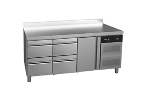 Stół chłodniczy SNACK z drzwiami i 4 szufladami 416L 2017x600x850mm Fagor CCP-3S HHD