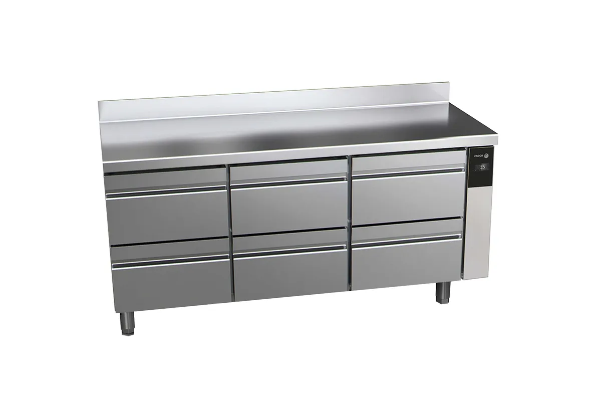 Stół chłodniczy SNACK z 6 szufladami BEZ AGREGATU 416L 1717x600x850mm Fagor CCP-3S/R HHH