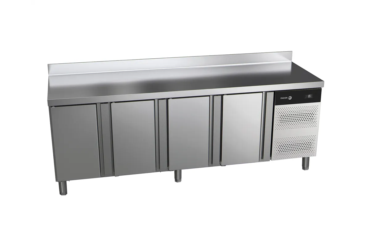 Stół chłodniczy SNACK ze zlewem z 4 drzwiami 564L 2542x600x850mm Fagor CCP-4S/S