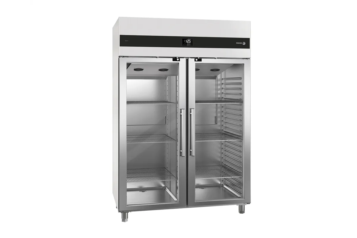 Szafa chłodnicza ADVANCE GN 2/1 1400 2 drzwi szklane 1332L 1358x856x2106mm Fagor AUPT-22G GD