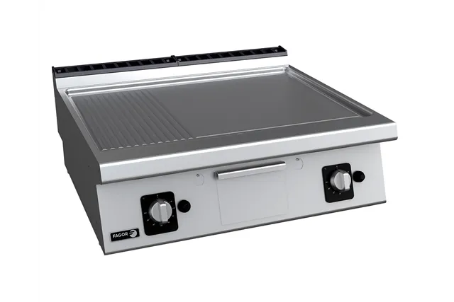 Płyta grillowa elektryczna 800x730x290mm 10kW 400V Fagor FT-E710 L+R