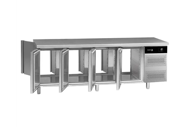 Stół chłodniczy 4+4 drzwi ADVANCE przelotowy 600L 2240x768x850mm Fagor ACP-4G/C