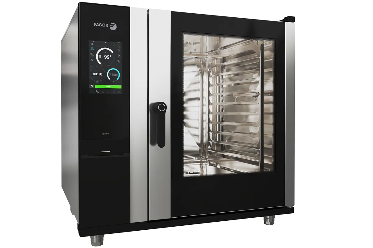 Piec konwekcyjno-parowy gazowy 10xGN2/1 ADVANCE  iKORE 102 1134x1134x1117mm 35kW Fagor APW-102-G R SW S K