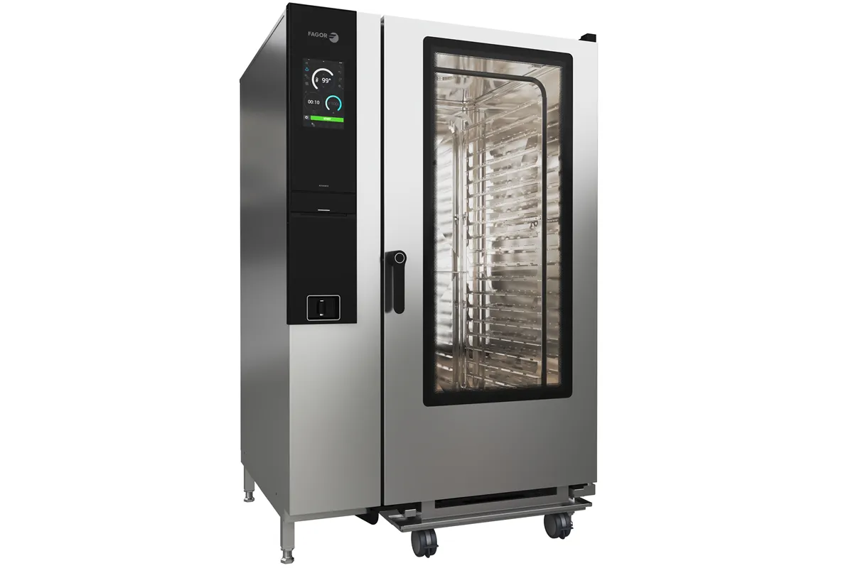 Piec konwekcyjno-parowy gazowy 20xGN2/1 ADVANCE  iKORE 202 1165x1140x1840mm 65kW Fagor APW-202-G R SW T K