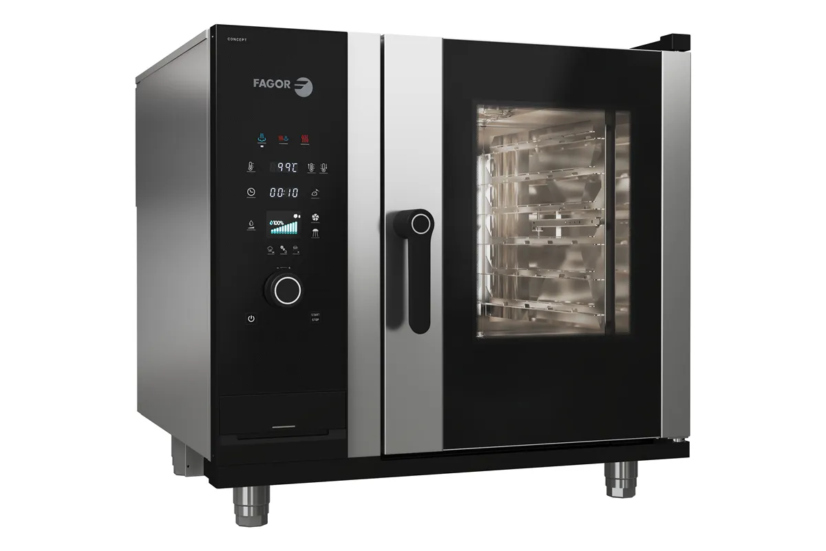 Piec konwekcyjno-parowy elektryczny 6xGN1/1 CONCEPT iKORE 061 895x883x846mm 11,1kW 400V  Fagor CW-061-E R SW  