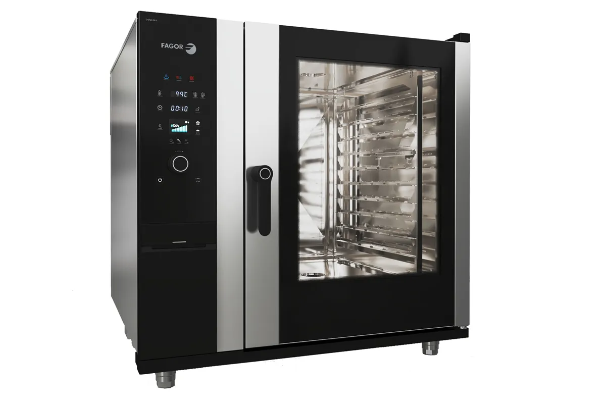 Piec konwekcyjno-parowy gazowy 10xGN2/1 CONCEPT Pure Steam iKORE 102 1134x1134x1117mm 35kW Fagor CP-102-G R S 
