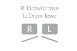 Szafa mroźnicza 700L GN2/1 drzwi pełne 693x826x2008mm, 372W 230V Asber ECN-701 HC L