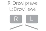 Szafa dwutemperaturowa 700L GN2/1 2x1/2 drzwi prawe 693x826x2008mm, 253+253W 230V Asber ECP-702/2 HC R 