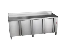Stół chłodniczy 700mm GN 1/1 bez agregatu, 4xdrzwi pełne 1942x700x850mm, 32W 230V Asber ETP-7-192-40 R HC SB40
