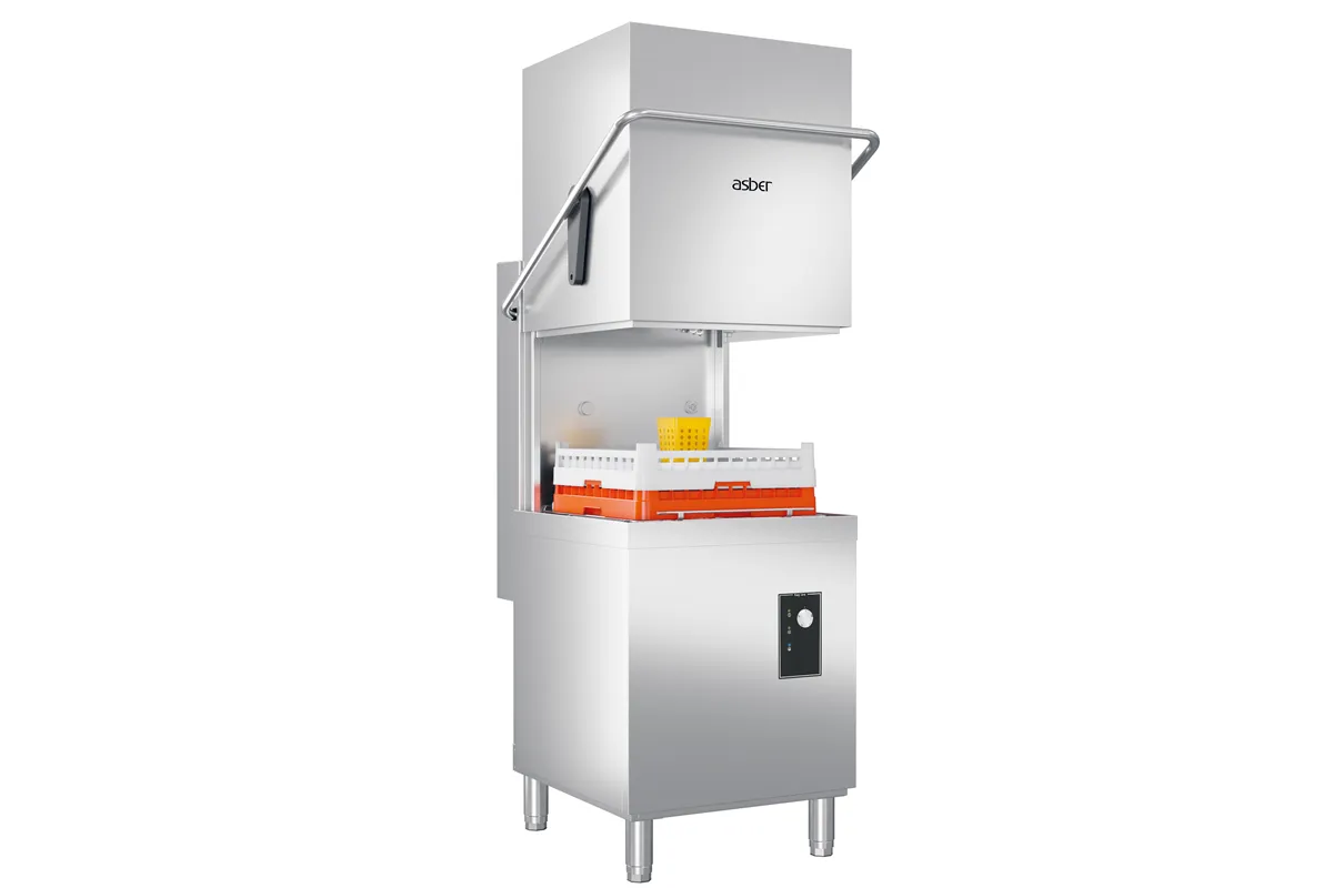 Zmywarka kapturowa Easy Line GEX-H500 dozownik płynu myjącego, pompa spustowa 630x750x1482 11,25kW 400V Asber GEX-H500 B DD 