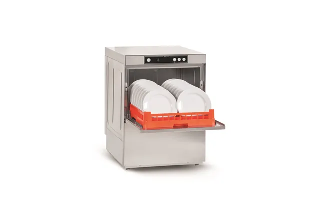 Zmywarka do naczyń Mitte Line GM-500 dozownik płynu myjacego, pompa spustowa, płukanie na zimno 600x605x830 3,4kW 230V Asber GM-