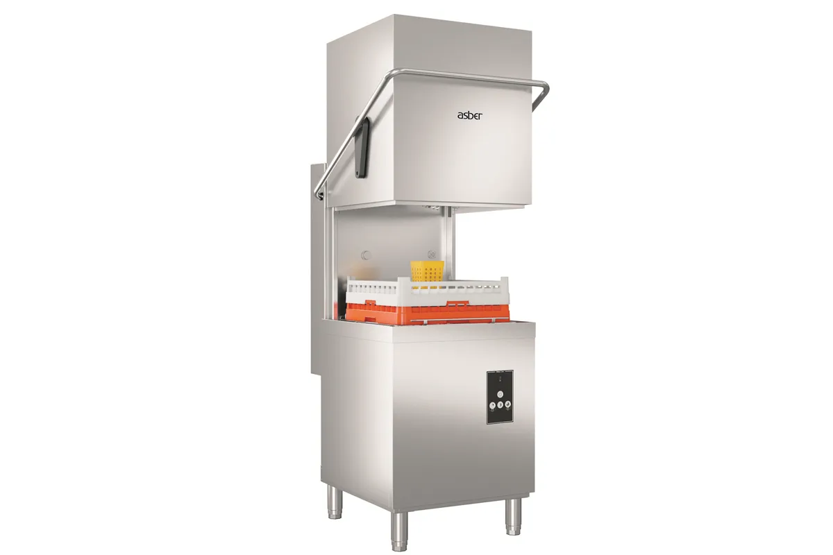 Zmywarka kapturowa Mitte Line GMX-H500  dozownik płynu myjącego, pompa płucząca 630x750x1482 11,25kW 400V Asber GMX-H500 W DD