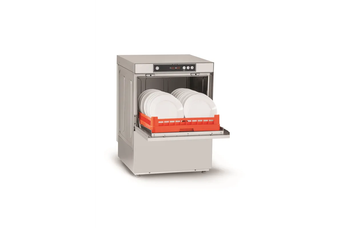 Zmywarka do naczyń Tech Line GT-500 dozownik płynu myjacego, płukanie na zimno 600x605x830 3,4kW 230V Asber GT-500 COLD DD