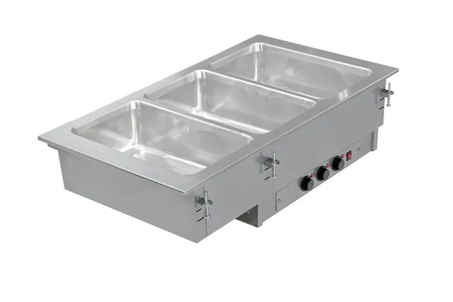 Wanna bemarowa wodna wielokomorowa 1115x610x304 3 GN 1/1 2,4kW 230V Asber DBM-311 I