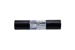 Worki na śmieci MERIDA, 115 x 135 cm, pojemność 350 l, rolka 10 szt., CZARNE, LDPE
 Merida WKC602