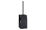 Szczotka do WC z uchwytem, mocowana do ściany MERIDA STELLA BLACK LINE, czarna Merida GSC350