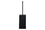 Szczotka do WC z uchwytem, mocowana do ściany MERIDA STELLA BLACK LINE, czarna Merida GSC350