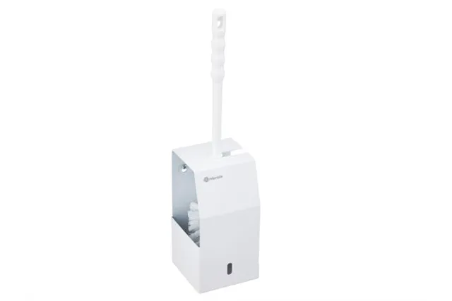 Szczotka do WC z uchwytem, mocowana do ściany MERIDA STELLA WHITE LINE, biała
 Merida GSB350