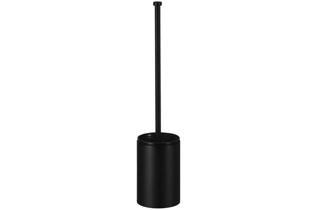 Szczotka do WC z uchwytem mocowanym do ściany, tuba krótka, MERIDA STELLA BLACK LINE, czarna
 Merida GSC351