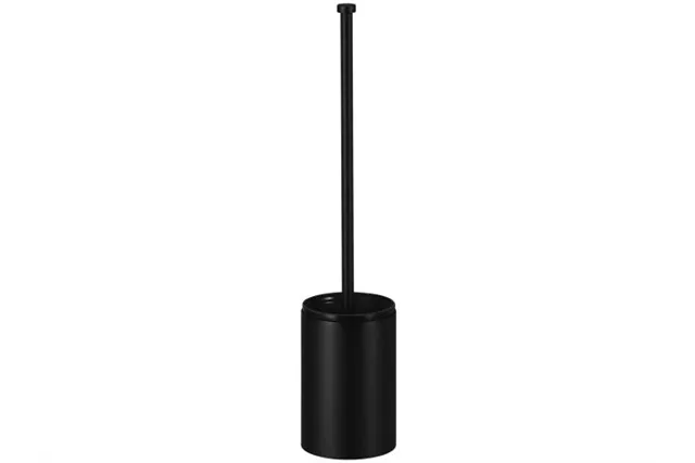 Szczotka do WC z uchwytem mocowanym do ściany, tuba krótka, MERIDA STELLA BLACK LINE, czarna
 Merida GSC351
