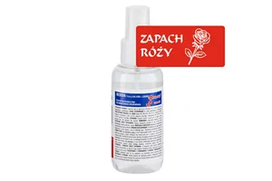 Płyn dezynfekcyjny o zapachu róży MERIDA POLANA LUX DDR+ LIQUID do higienicznej dezynfekcji rąk 100ml z atomizerem
 MAD966