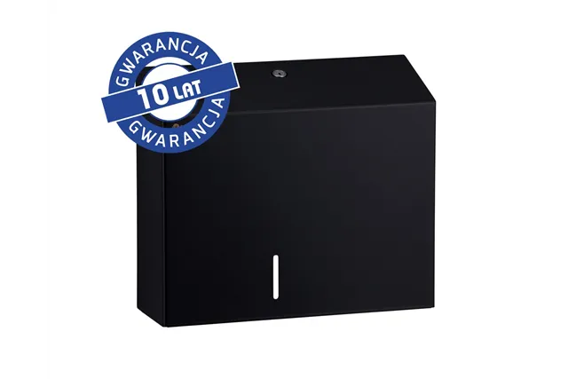 Pojemnik na papier toaletowy MERIDA STELLA BLACK LINE MAXI, średnica papieru do 23 cm, czarny
 Merida BSC101