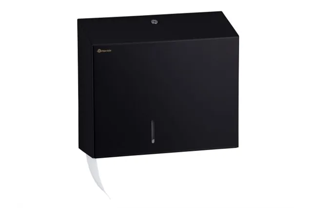 Pojemnik na papier toaletowy MERIDA STELLA BLACK LINE MAXI, średnica papieru do 23 cm, czarny
 Merida BSC101