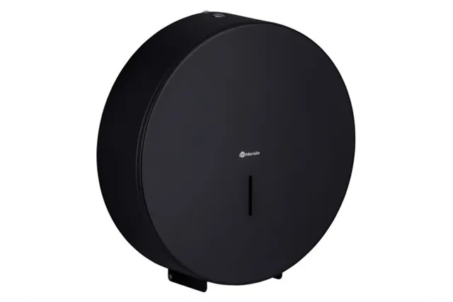 Pojemnik na papier toaletowy MERIDA STELLA BLACK LINE MEGA, średnica papieru do 28 cm, czarny
 Merida BSC004