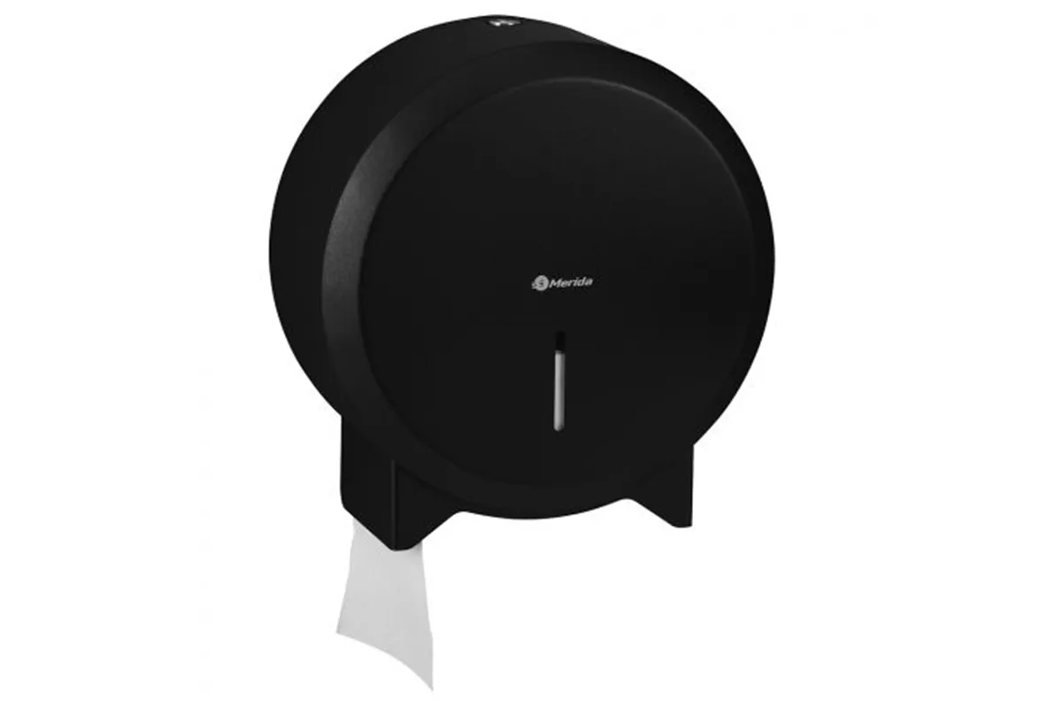 Pojemnik na papier toaletowy MERIDA STELLA BLACK LINE MINI, średnica papieru do 19 cm, czarny
 Merida BSC201