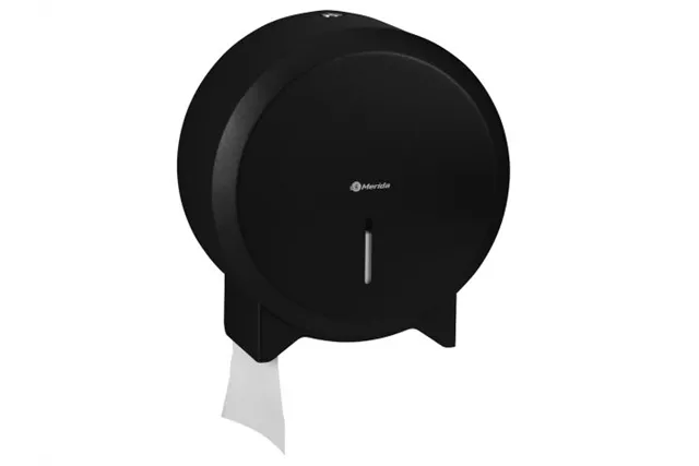 Pojemnik na papier toaletowy MERIDA STELLA BLACK LINE MINI, średnica papieru do 19 cm, czarny
 Merida BSC201