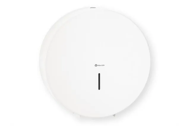 Pojemnik na papier toaletowy MERIDA STELLA WHITE LINE MEGA, średnica papieru do 28 cm, biały
 Merida BSB004