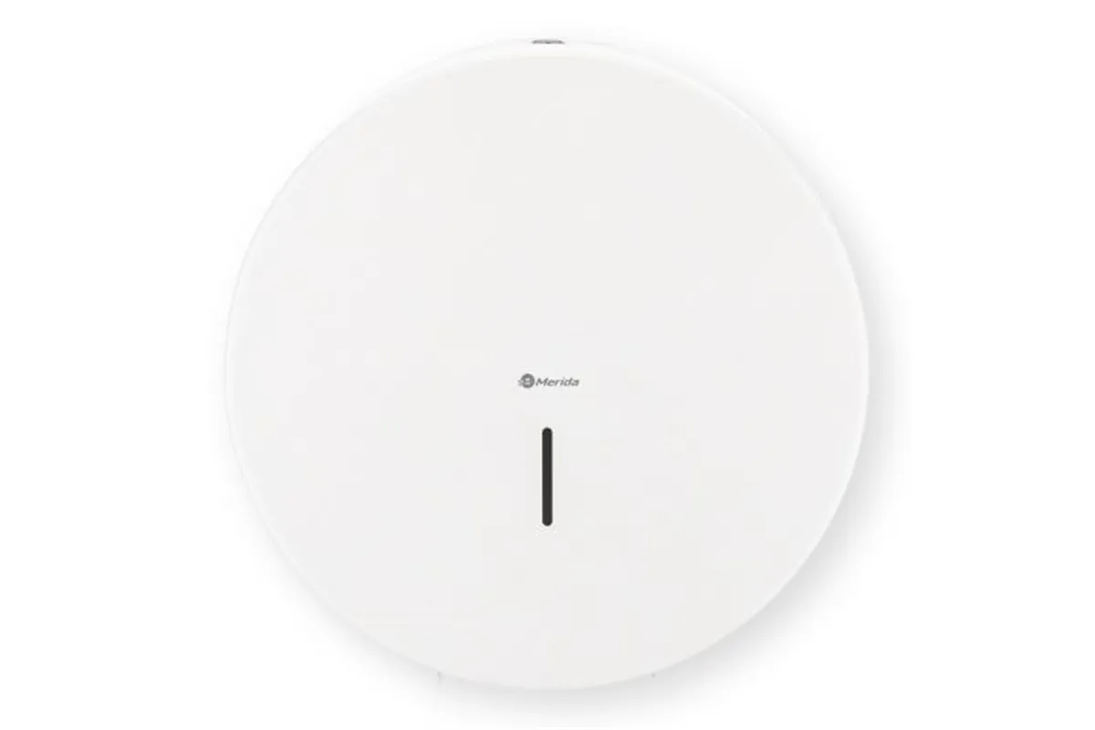 Pojemnik na papier toaletowy MERIDA STELLA WHITE LINE MEGA, średnica papieru do 28 cm, biały
 Merida BSB004