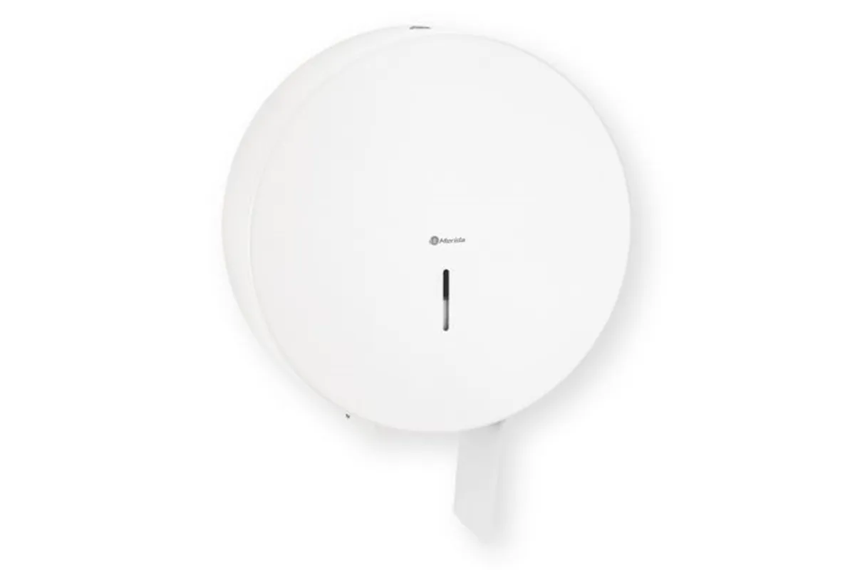 Pojemnik na papier toaletowy MERIDA STELLA WHITE LINE MEGA, średnica papieru do 28 cm, biały
 Merida BSB004