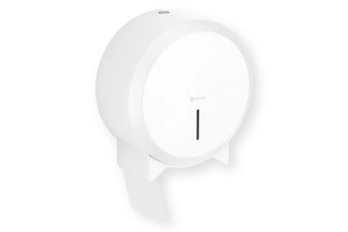 Pojemnik na papier toaletowy MERIDA STELLA WHITE LINE MINI, średnica papieru do 19 cm, biały
 Merida BSB203